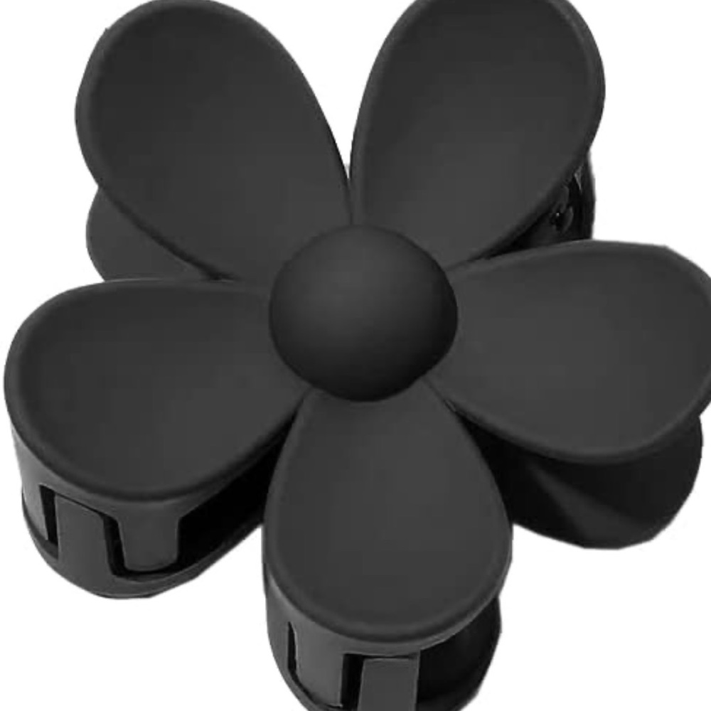 COPY - Cute Flower hair claw clip in Color Black - 1 Piece